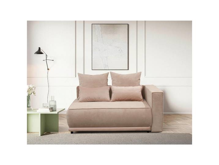 Mid.you Récamiere Iga, Rosa, Kunststoff, Füllung: Schaumstoff, 168x73x99 cm, Made in EU, Wohnzimmer, Sofas & Couches, Sofas, Recamieren