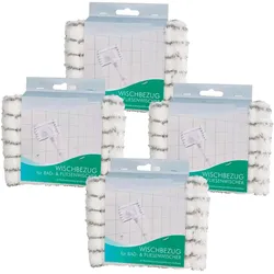 Novaliv 8X Ersatzbezug Mikrofaser Bezug Fliesenreiniger Bad Wand Fliesenwischer Badwischer Fliesenputzer Bad Mop
