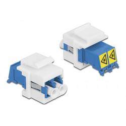 Delock 86834 LC-Einbaumodul Keystone Kabel 1 St.