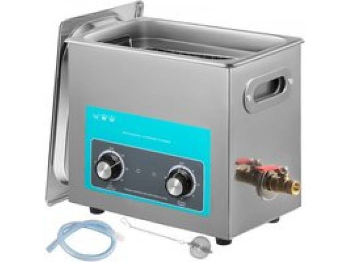 VEVOR 6L Ultrasoonreiniger, roestvrij staal 304, professionele draaiknopbediening, ultrasoonreiniger met verwarmingstimer voor sieraden, horlogeglazen, printplaten, kleine onderdelen en tandheelkundige instrumenten.