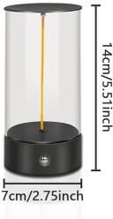 Uplift Essentials Minimalist Magnetic Table Lamp Touch Control Cordless Desk Lamp USB Rechargeable For Bedroom model 3