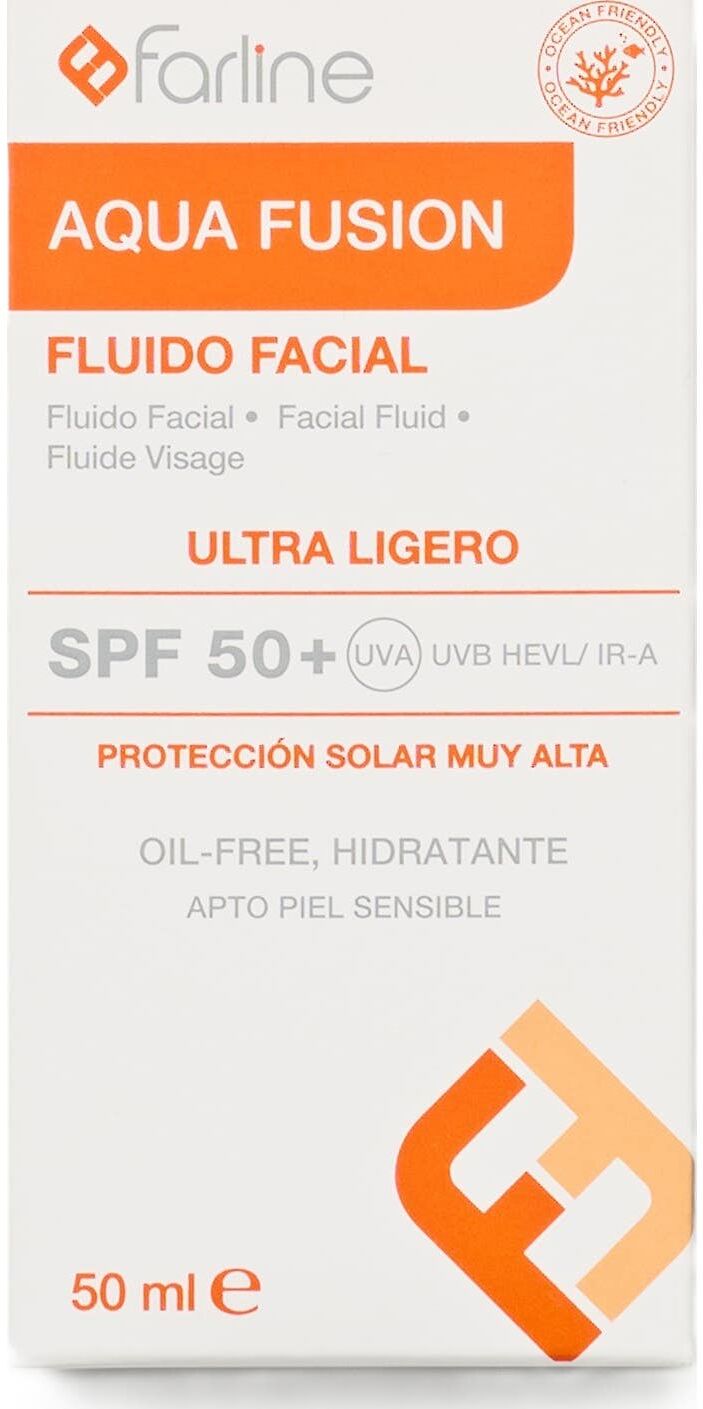 Farline Aqua Fusion Fluido Facial Ultra Ligero SPF50+ 50ml