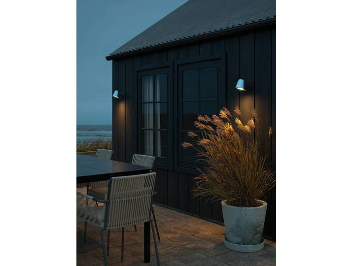 Wandleuchte Aleria 12 x 11 x 15cm Grau