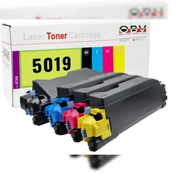 OBV Toner 4er Set kompatibel zu Triumph-Adler Utax P-C4072dn - Ersetzt PK-5019 - ca. 17.000/13.000 Seiten