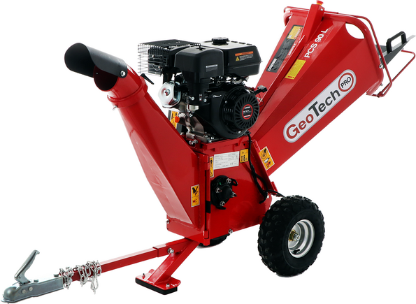GeoTech Pro PCS 90 L - Biotrituratore a scoppio professionale - Motore Loncin G270F