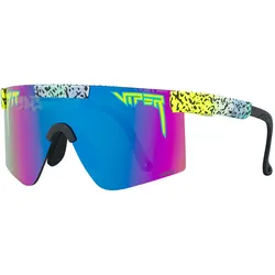 Pit Viper, Unisex, Sportbrille, The Rec Beach Original Polarized Blue-Purple Narro (Rainbow chrome, Rainbow), Mehrfarbig