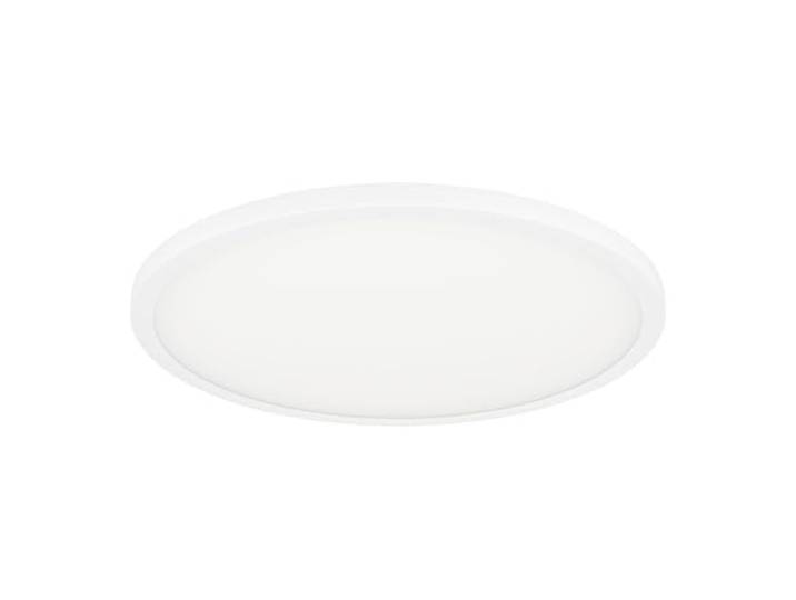 Eglo connect.z Lampe de plafond LED connectée Sarsina-Z\, plafonnier contrôlable par application et commande vocale Alexa\, blanc chaud - froid\, dimmable\, métal blanc\, Ø 45 cm