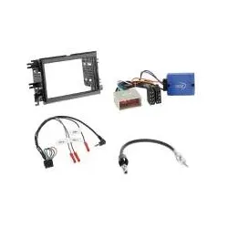 Set: Autoradio Doppel 2-DIN Blende + Mulitlead LFB Lenkrad Adapter für Ford F...