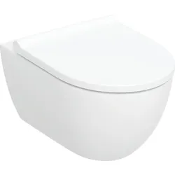 Geberit Acanto Set Wand-WC Tiefspüler, geschlossenes Keramikdesign, TurboFlush, ...