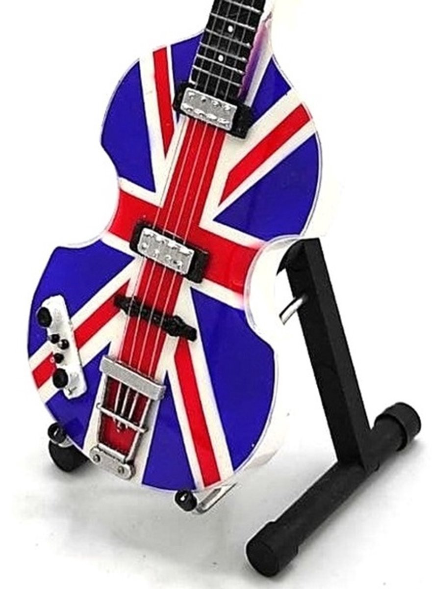 Miniatuur replica Höfner basgitaar Paul McCartney The Beatles