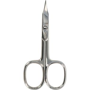 Credo Nagelschere 015134, Metall, für Nägel & Nagelhaut, mit gebogener Schneide & feiner Spitze