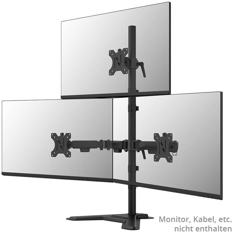 Neomounts Tischfuss 10"-32" 3TFT schwarz Max.5KG