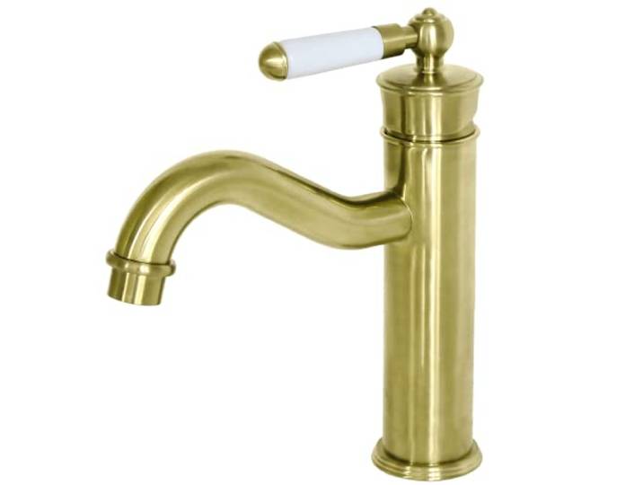 Essebagno Leeds mitigeur lavabo rétro bas or brossé