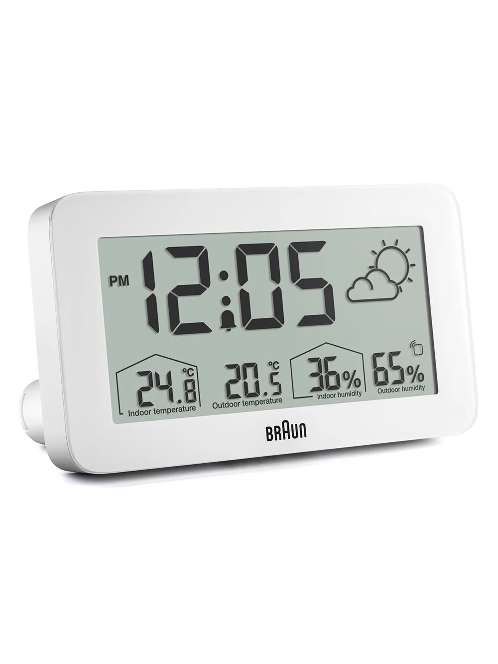 Braun BC13WP wekker met weerstation