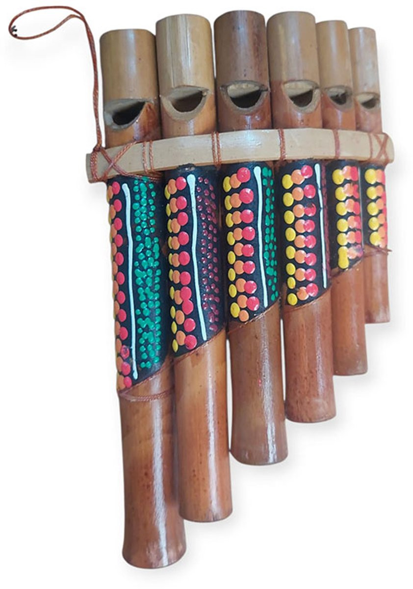 Floz Design panfluit voor kinderen van bamboe - Fairtrade muziekinstrument uit Thailand