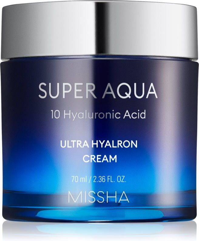 Missha Super Aqua 10 Hyaluronic Acid feuchtigkeitsspendende Gesichtscreme 70 ml