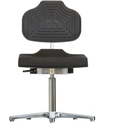 ESD Arbeitsstuhl "WS 1210 ESD" Classic schwarz - schwarz