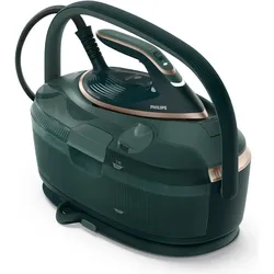 Philips Dali PerfectCare Dampfbügelstation 8000 Series, Bügeleisen, Blau, Grün