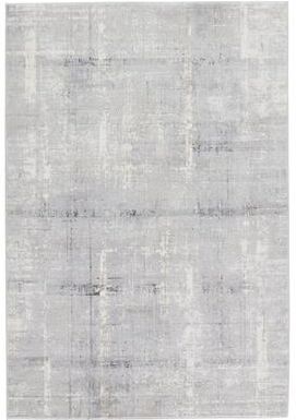 Vibe Lavato Abstract Light Gray/ Cream Area Rug