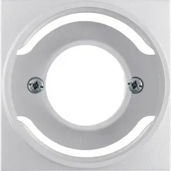 Berker Zentralstück aluminium matt für Lichtsignal 11981404