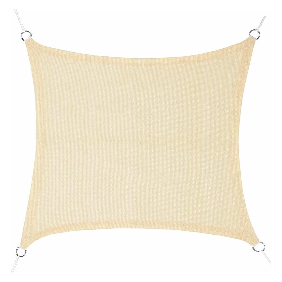 Faura Square sail awning beige 5 x 5 m (500 x 500 cm) (55012643)