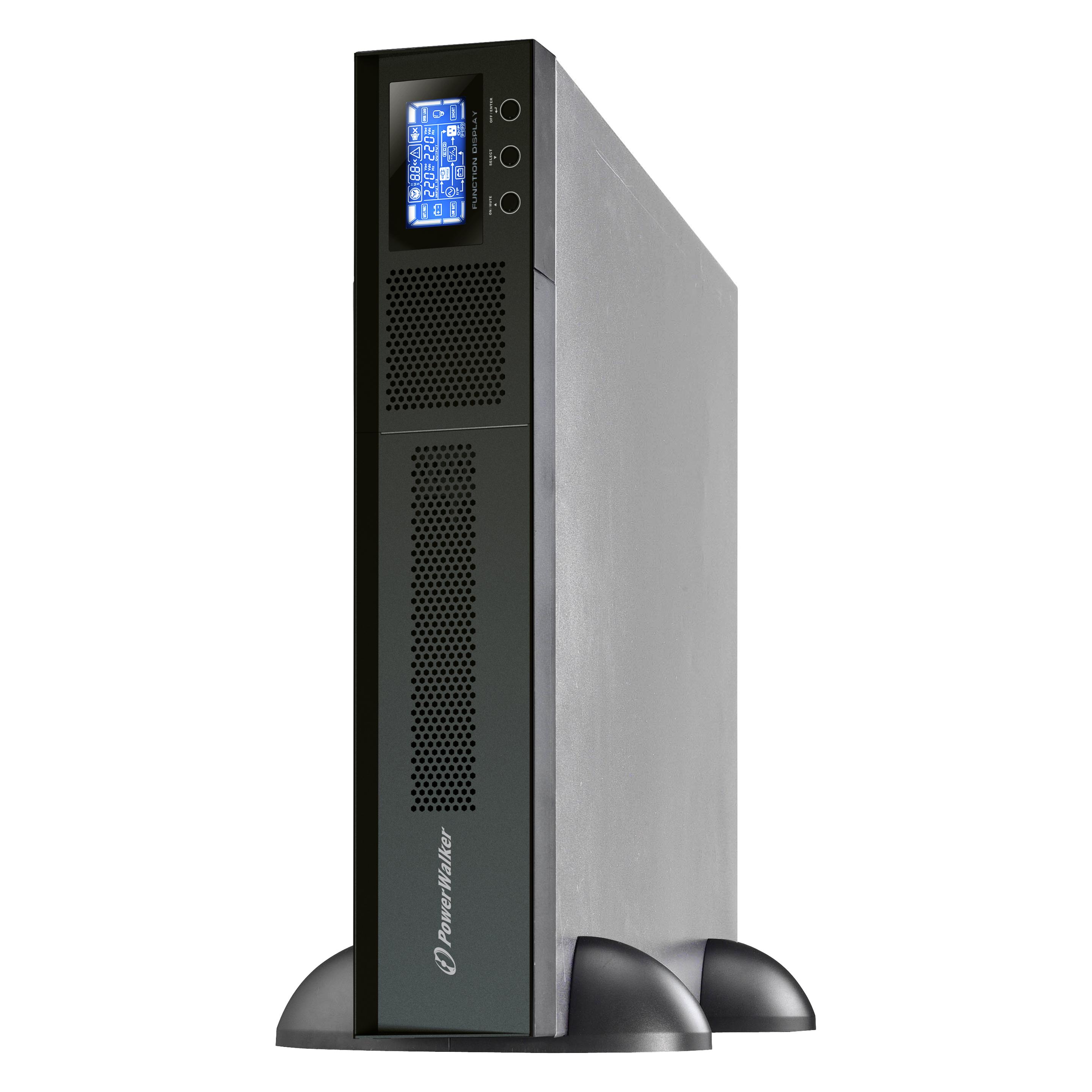 Powerwalker VFI 1000RM LCD (1000 VA, 900 W, Online-Doppelwandler USV) (10120144)