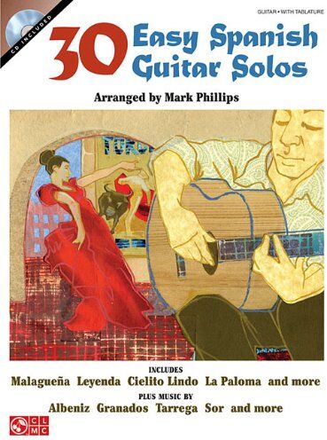 Various - 30 Easy Spanish Guitar Solos Gtr Book/Cd - Preis vom 15.10.2026 23:06:25 h