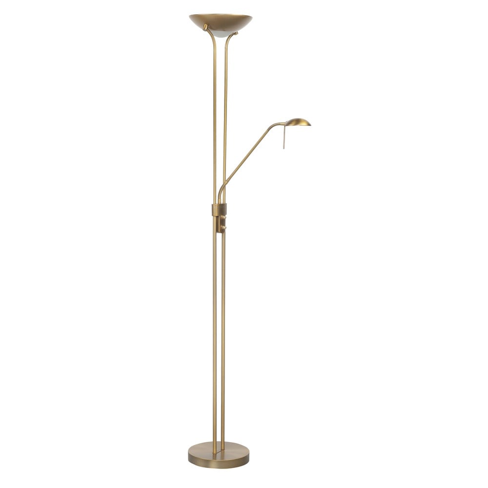 Highlight Klassieke leeslamp Luna koper brons Ø 26cm