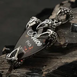 Drachensilber Kralle Plektrumhalter Schmuck Anhänger 925 Silber - Silber