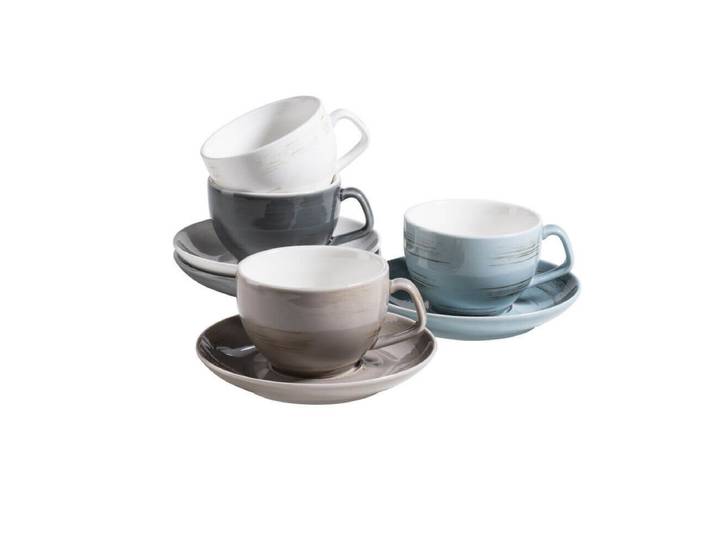 Mäser Derby Kaffeetassen Set pastellfarben