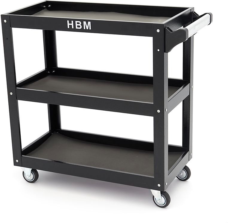 HBM Porte-outils universel à 3 étages sur roues