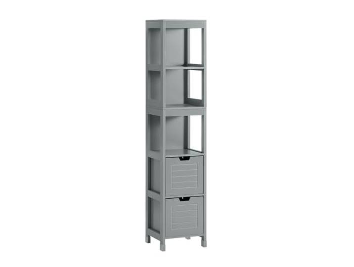 SoBuy Badkamerkast Smalle Hoge Kast 30x30x144 cm voor Badkamer