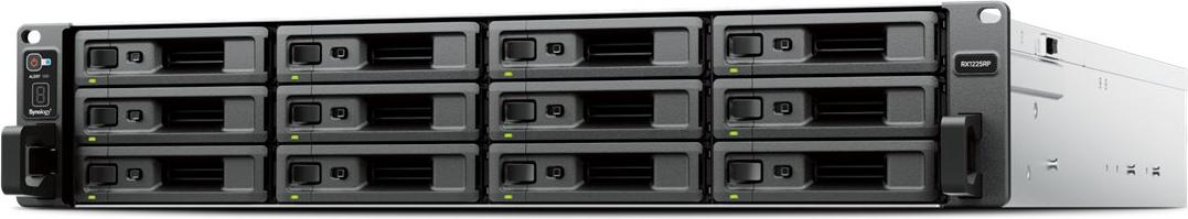 Synology RX1225RP, 13,9 kg, Rack (2U), Schwarz, Silber