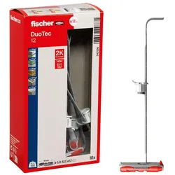 fischer DuoTec 12 Universaldübel-Sortiment 12 x 46 mm, 10 Stück
