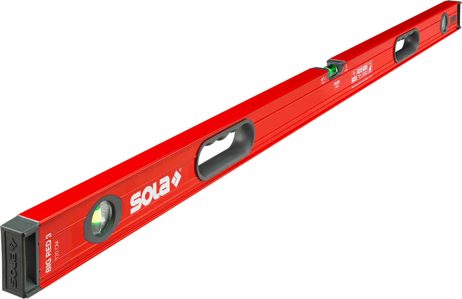 Sola aluminium waterpas Big Red 3 120