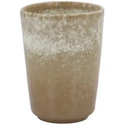 Chic Antique Valence Becher hoch, Höhe 12, Ø9,5 cm latte