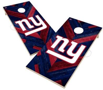 Skip's Garage New York Giants NFL Cornhole Board Set
