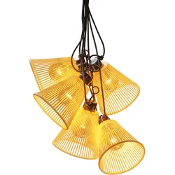 Konstsmide Weihnachtsbeleuchtung  LED Partyketten Erweiterung, 10 Birnen, bernsteinfarben (2334-830)