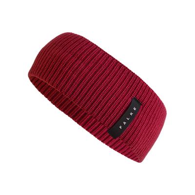 Stirnband FALKE "FALKE Stirnband", Damen, Gr. onesize, rot (rot velvet (8264)), Mützen Stirnband