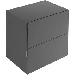 KEUCO EDITION 11 ART Sideboard, 2 Frontauszüge, 800x700x490mm, 32542540800, Korpus/Front: Smoke Lack Seidenmatt / Smoke Lack Seidenmatt