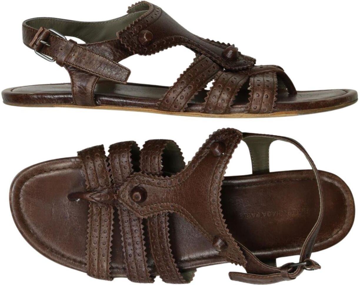 Balenciaga Damen Sandalen, Braun, Gr. EU 40, kein / Etikett - Second Hand