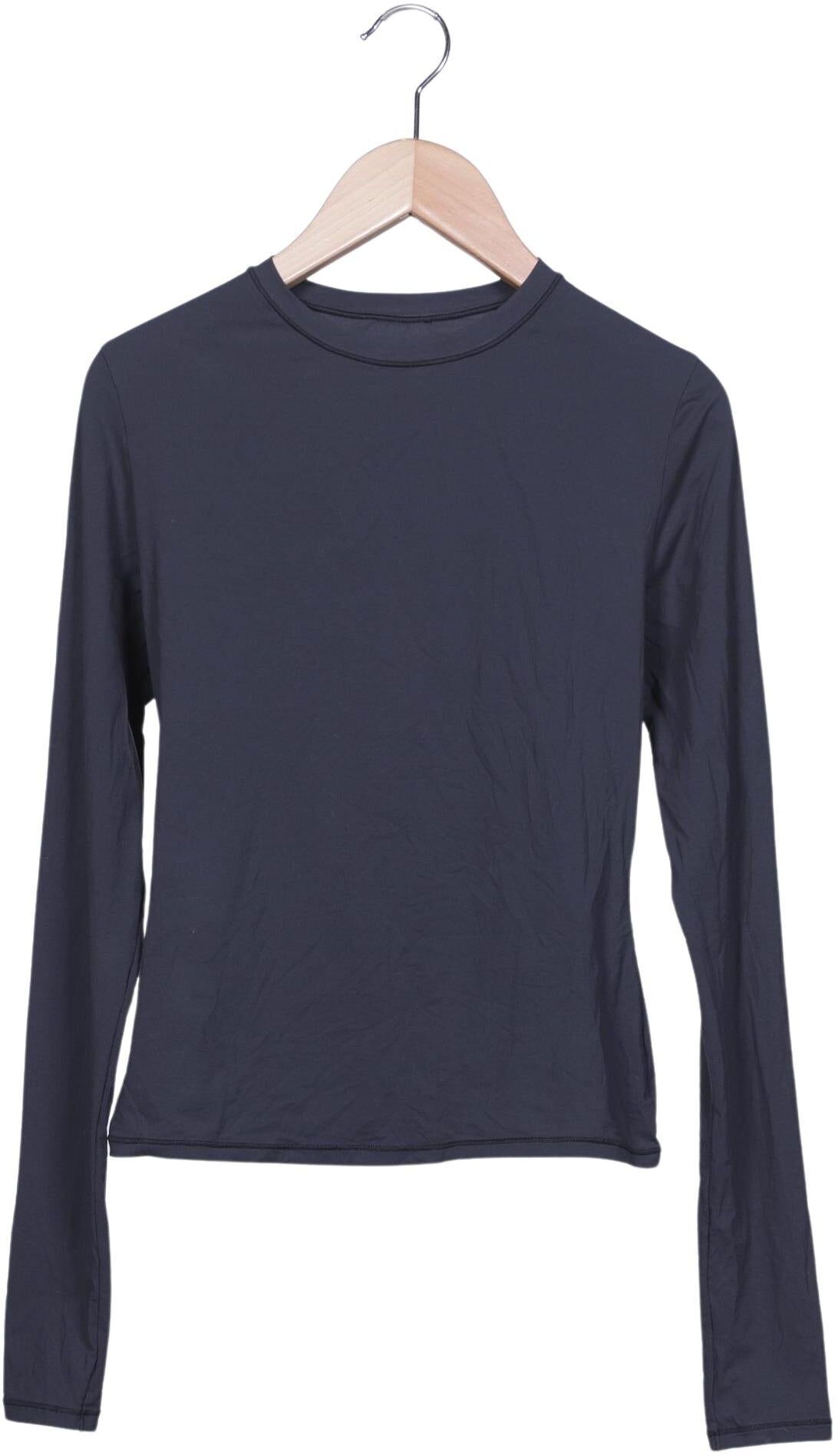 Skims Damen Langarmshirt, Grau, Gr. S, Synthetik / Wolle - Second Hand