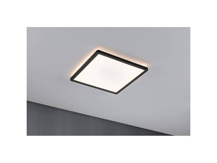 Plafonnier Atria Shine 29 x 29cm Noir/Noir Polycarbonate LED Module LED