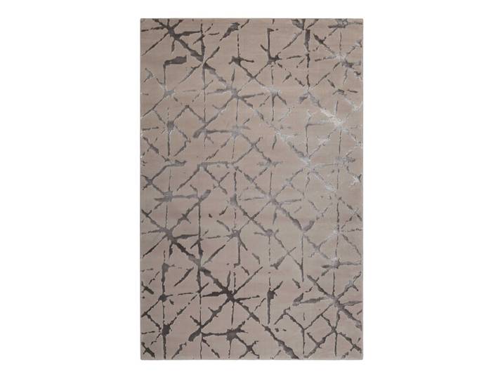 Teppich ESPRIT Solveig , beige (hellgrau), B:120cm H:12mm L:170cm, Polyester, Teppiche, Teppich, Kurzflorteppich, gewebt, geometrisch, modern, trendig, Skandi, weich