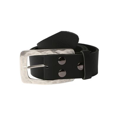 Koppelgürtel RETTUNGSRING GÜRTEL, Damen, Gr. 90, schwarz, Büffelleder, unifarben, Gürtel Koppelgürtel