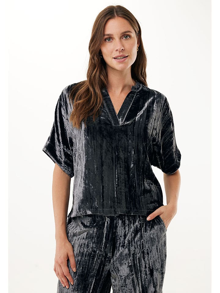 Mexx Bluse ''Crushed'' in Grau - 36