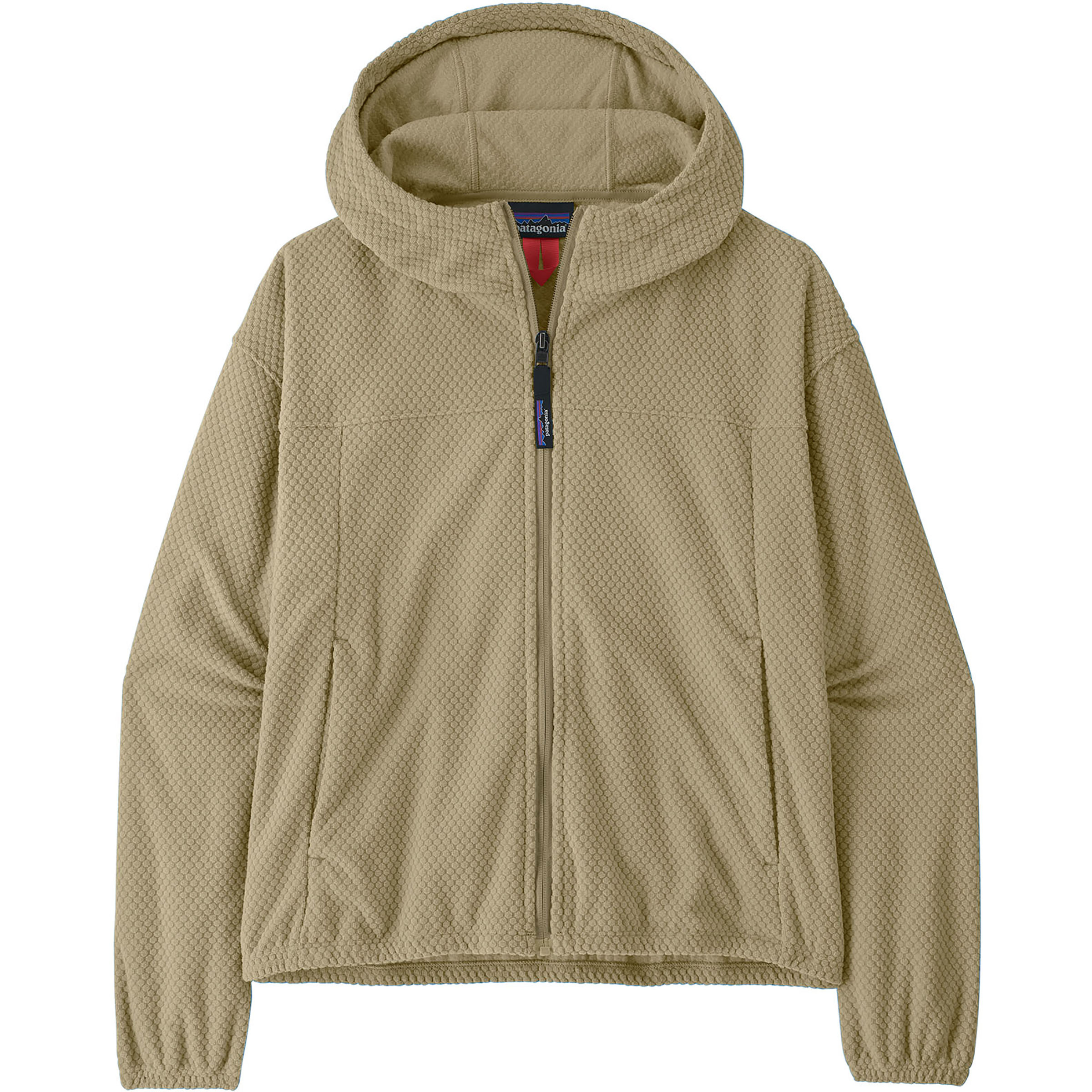 Patagonia Textured Fleece Damen Fleecejacke beige Größe XL Lifestyle Elastisch