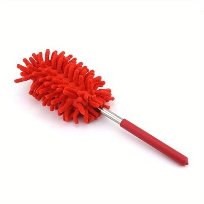 Verstellbarer, dehnbarer Mikrofaser-Staubwedel, Chenille-Staubwedel, multifunktionaler, einziehbarer Staubwedel für den Haushalt, Auto-Büro-Reinigung, Küchenutensilien, Autozubehör