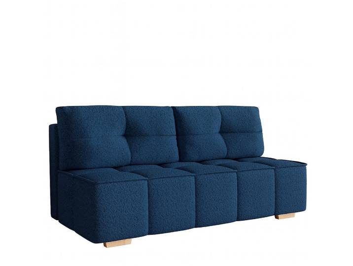 Sepro Meble Sofa Granat Lora Ausziehbar Ohne Armlehnen, Dunkelblau, 196x90x85 cm, Wohnzimmer, Sofas & Couches, Sofas
