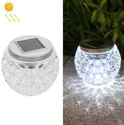 United Solar Outdoor Wishing Glass Jar Lights Solar Outdoor Lights For Garden & Patio white Light